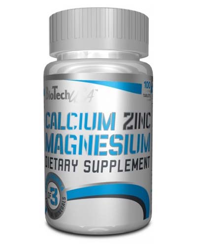 Calcium Zinc Magnesium 100 табл (BioTech)