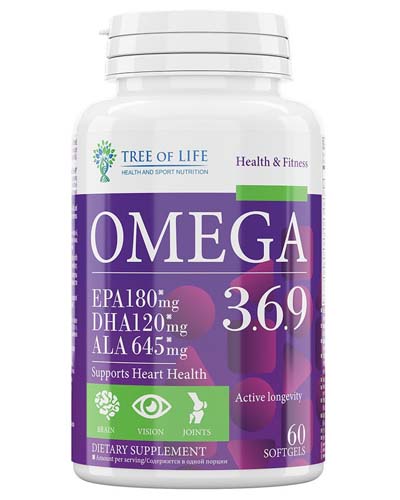 Omega 3-6-9 60 капс (Tree of Life)