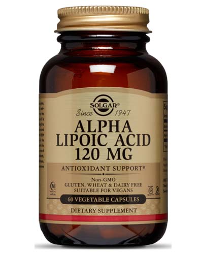 Alpha Lipoic Acid 120 mg 60 капс (Solgar)