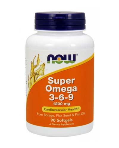 Super Omega-3-6-9 1200 мг 90 капс (NOW)
