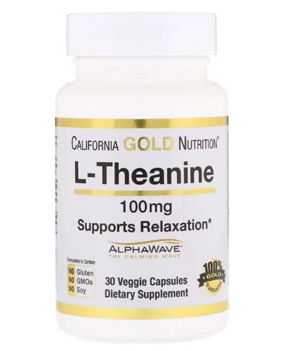 L-Theanine 100 mg 30 капс (California Gold Nutrition)