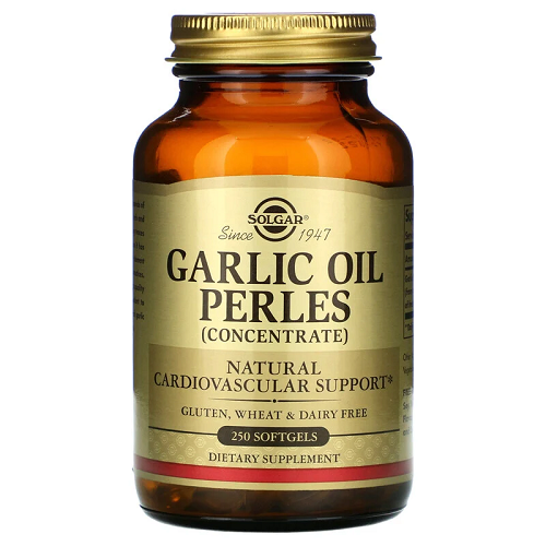 Garlic Oil Perles (Жемчужины из чесночного масла (концентрат)) 250 капс  (Solgar)