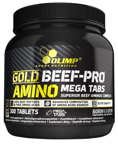 Gold Beef Pro Amino Mega Tabs 300 табл (Olimp)