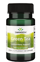 Green Tea (Зеленый чай) 500 мг 30 капсул (Swanson)