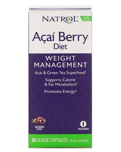 AcaiBerry Diet 60 капc 500 мг (Natrol)