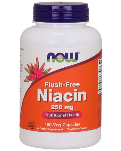 Niacin Flush-Free 250 мг 180 капс (NOW)