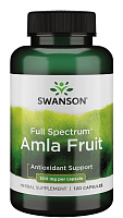 Full Spectrum Amla Fruit (Фрукты амлы полного спектра) 500 мг 120 капсул (Swanson)