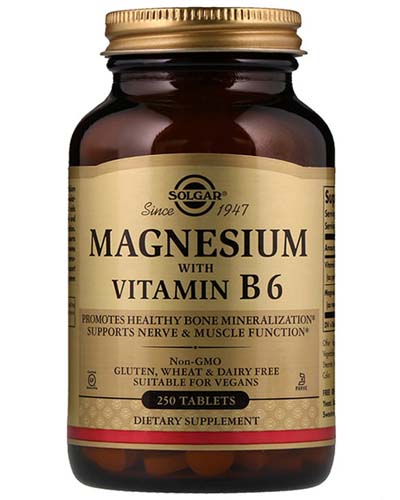Magnesium with Vitamin B6 250 табл (Solgar)