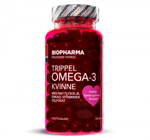 Trippel Omega-3 Kvinne 120 капс (Biopharma)