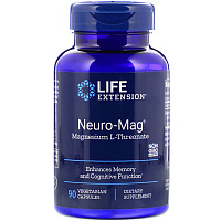 Neuro-Mag Magnesium L-Threonate (магний L-треонат) 90 капсул (Life Extension)