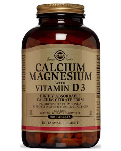 Calcium Magnesium with Vitamin D3 300 таблеток (Solgar)