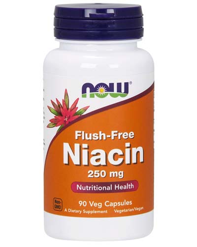 Niacin Flush-Free 250 мг 90 капс (NOW)