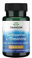 Suntheanine L-Theanine (L-теанин) 100 мг 60 вег капсул (Swanson)