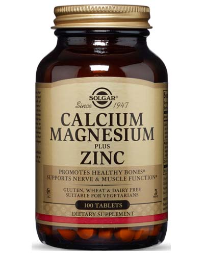 Calcium Magnesium Plus Zinc Tabl 100 табл (Solgar)