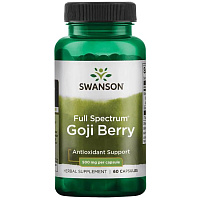 Full Spectrum Goji Berry (ягода годжи) 500 мг 60 капсул (Swanson)