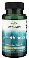 L-Methionine Featuring Ajipure (L-метионин - содержит AjiPure) 500 мг 60 вег капсул (Swanson)