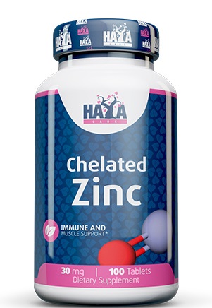 Chelated Zinc (Хелатированный Цинк) 30 мг 100 табл (Haya labs)