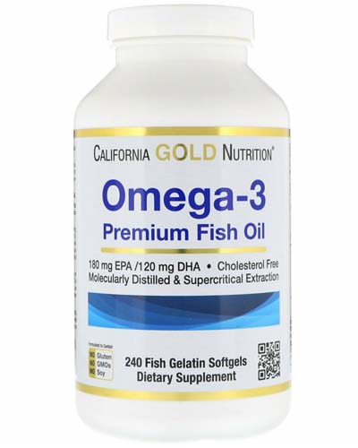Omega-3 Premium Fish Oil 240 капс (California Gold Nutrition)