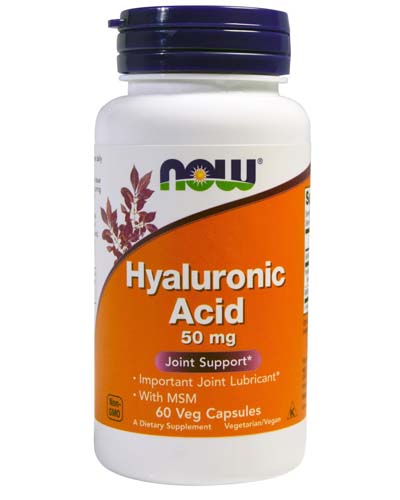 Hyaluronic Acid 50 мг 60 капс (NOW)