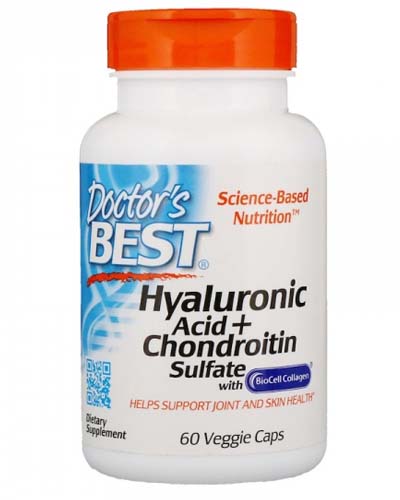 Hyaluronic Acid with Chondroitin Sulfate 60 табл (Doctor's Best)