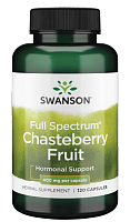 Full Spectrum Chasteberry Fruit (Фрукты витекса полного спектра) 400 мг 120 капсул (Swanson)