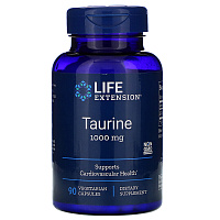 Taurine (Таурин) 1000 мг 90 капсул (Life Extension)