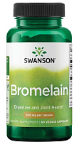 Bromelain (Бромелайн) 500 мг 60 вег капсул (Swanson)