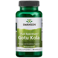Full Spectrum Gotu Kola (Готу Кола) 435 мг 60 капсул (Swanson)