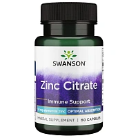 Zinc Citrate (цитрат цинка) 50 мг 60 капсул (Swanson)