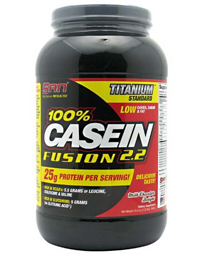 100% Casein Fusion 1008 гр - 2,22lb (SAN)
