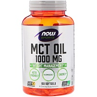 MCT Oil 1000 мг 150 softgels (NOW)