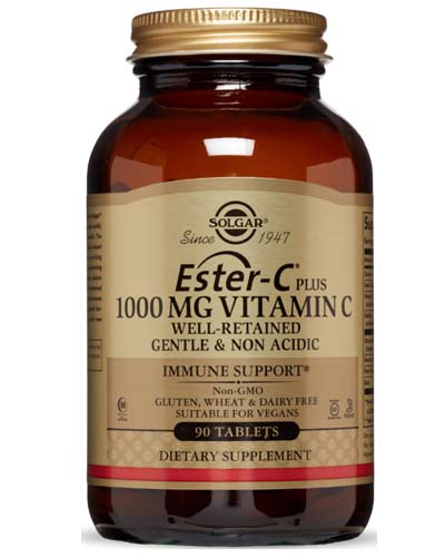 Ester-C® Plus 1000 mg Vitamin C tabl 90 табл (Solgar)