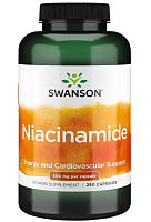Niacinamide (Никотинамид) 500 мг 250 капсул (Swanson)