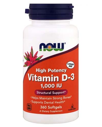 Vitamin D-3 1000 ME 360 капс (NOW)