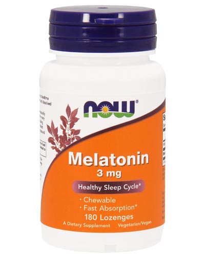 Melatonin 3 мг 180 Lozenges (NOW)