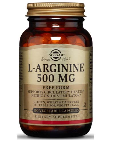 L-Arginine 500 мг 100 капс (Solgar)