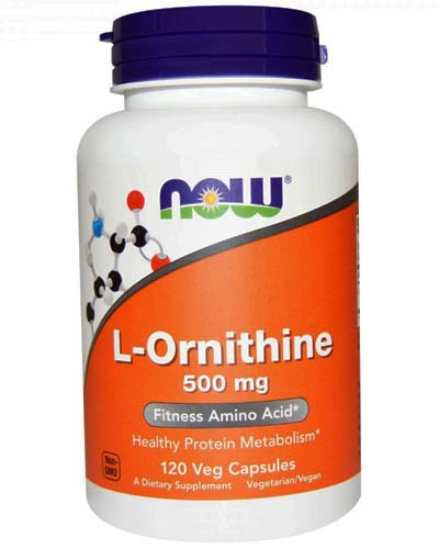 L-Ornithine 500 mg 120 капс (NOW)