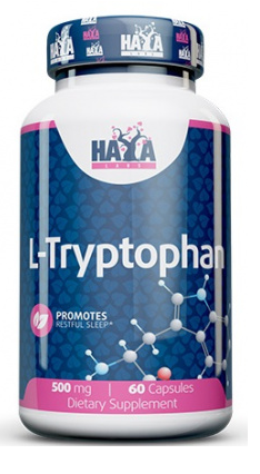 L-Tryptophan (L-Триптофан) 500 мг 60 капс (Haya labs)