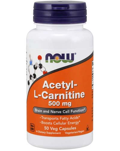 Acetyl L-Carnitine 500 мг 50 капс (NOW)