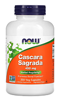Cascara Sagrada 450 мг 250 вег капсул (NOW)
