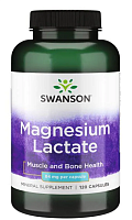 Magnesium Lactate (Лактат магния) 84 мг 120 капсул (Swanson)