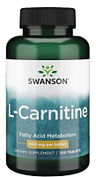 L-Carnitine (L-карнитин) 500 мг 100 таблеток (Swanson)