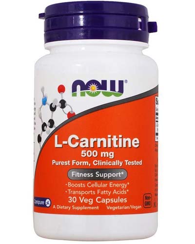 L-Carnitine 500 mg 30 капс (NOW)
