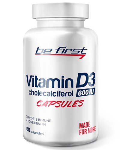 Vitamin D3 600IU 60 капс (Be First)