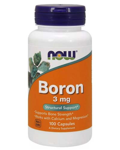Boron 3 мг 100 капс (NOW)