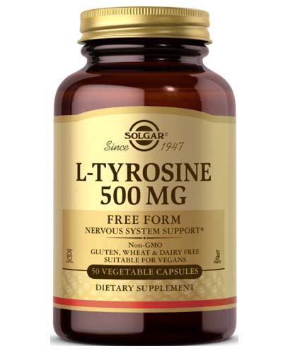 L-Tyrosine 500 mg Vegetable Caps 50 капс (Solgar)