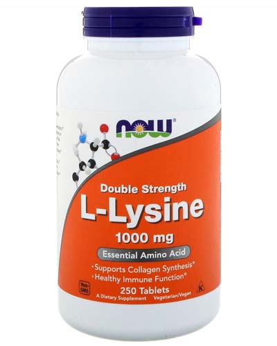 L-Lysine 1000 мг 250 табл (NOW)
