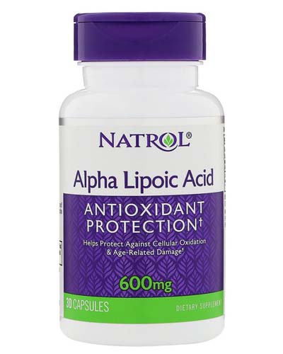 Alpha Lipoic Acid 600 мг 30 капс (Natrol)