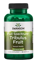 Full Spectrum Tribulus Fruit  500 мг 90 капсул (Swanson)