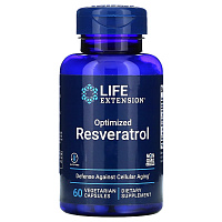 Optimized Resveratrol (Оптимизированный ресвератрол) 60 капсул (Life Extension)
